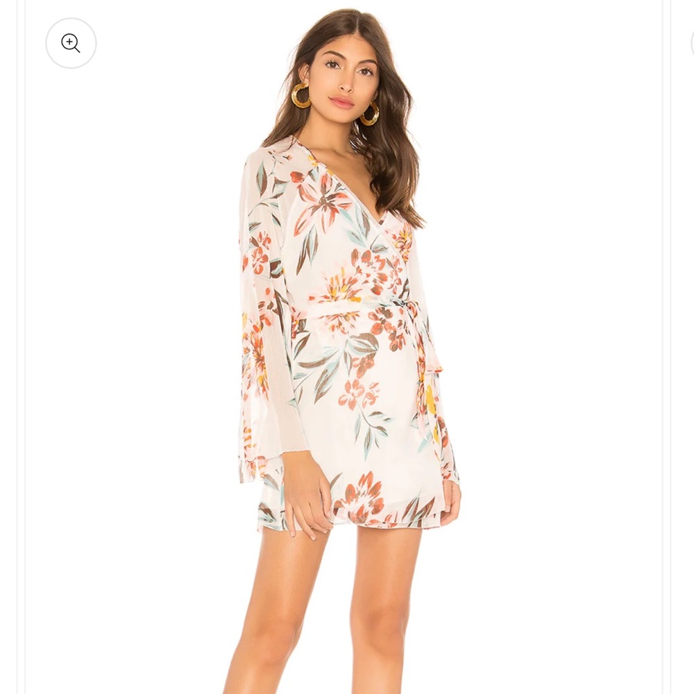 NWT Tularosa Robin Wrap Dress in Dahlia Floral‎